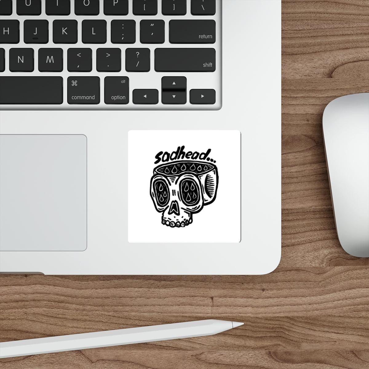 sadhead logo sticker