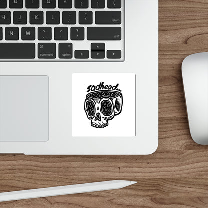 sadhead logo sticker