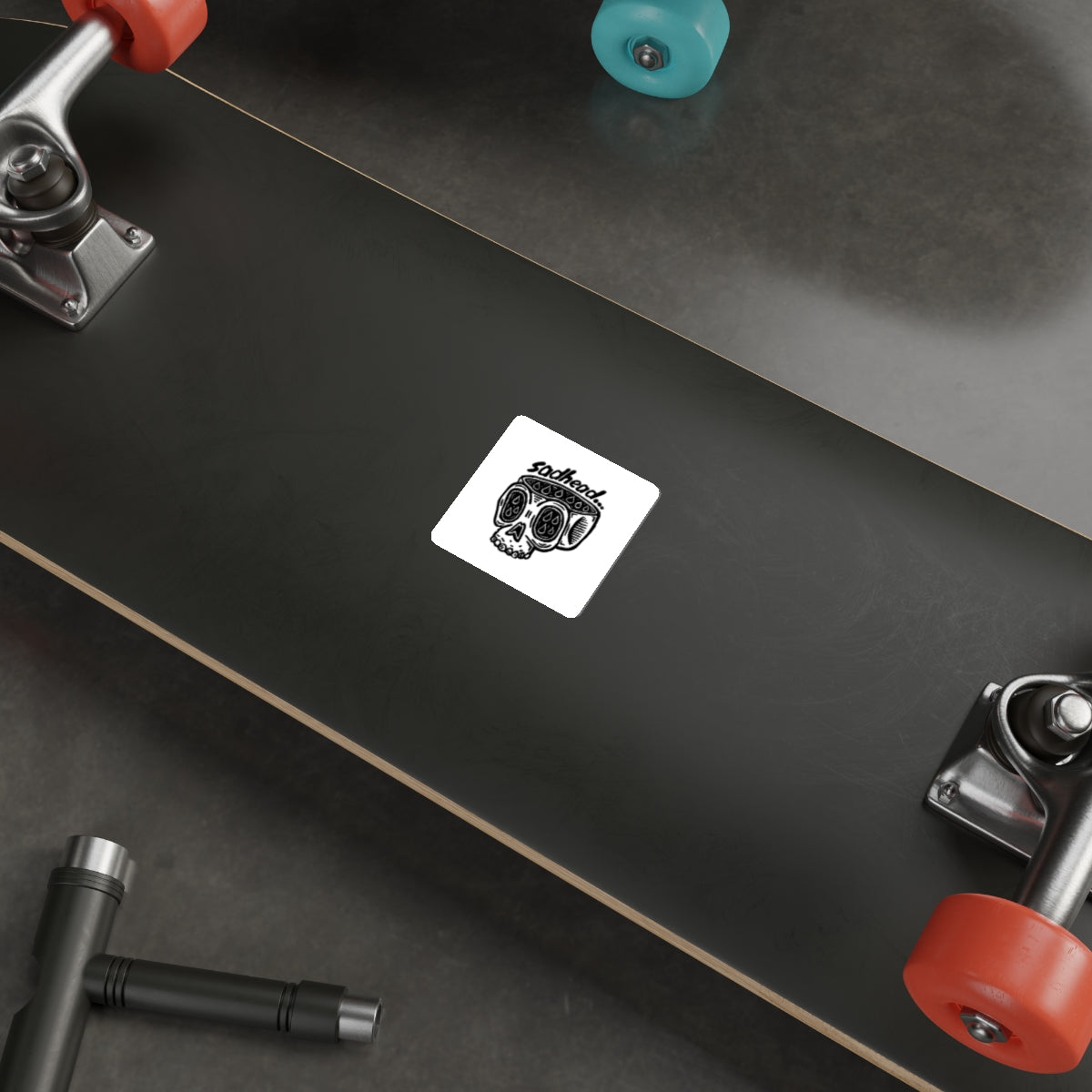 sadhead logo sticker