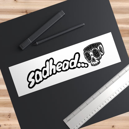 Large sadhead... logo sticker