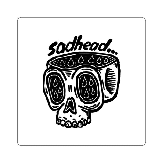 sadhead logo sticker